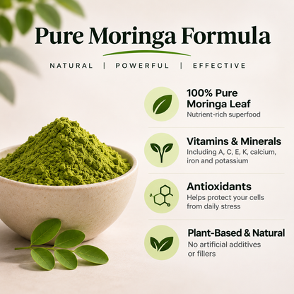 Moringa Capsules – Natural Energy & Metabolism Support