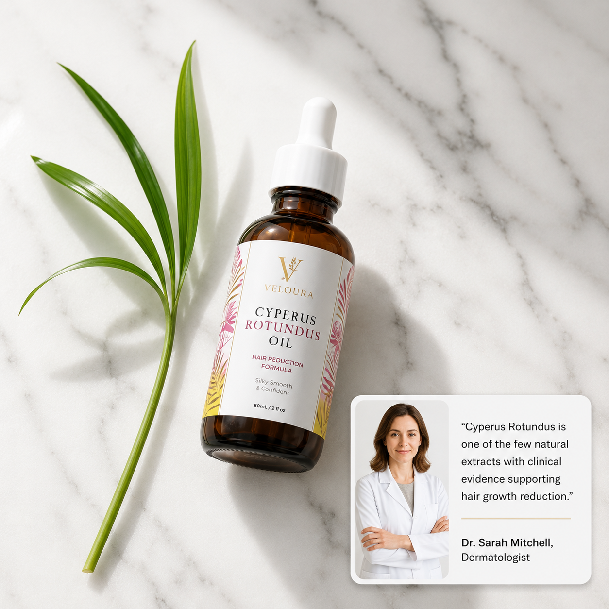 Cyperus Rotundus Oil + FREE exfoliating glove