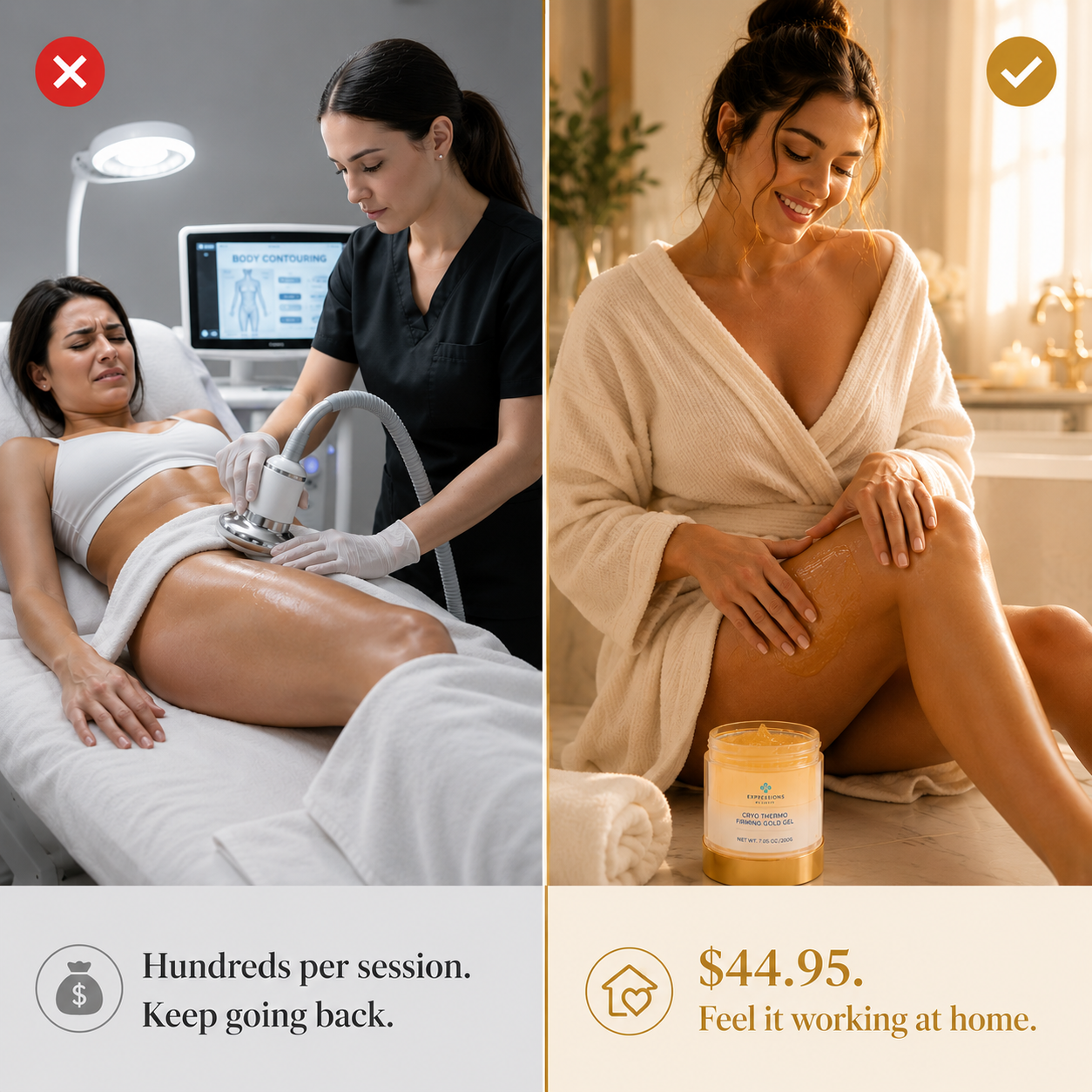 Body Firming Gold Gel + FREE Gua Sha Face Firmer