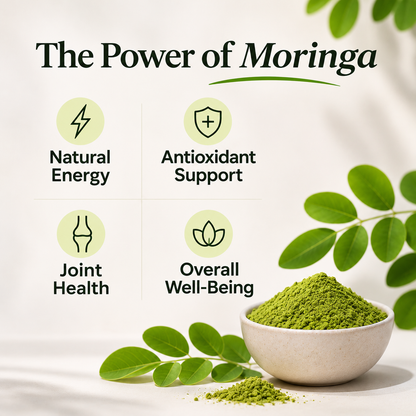 Moringa Capsules – Natural Energy & Metabolism Support