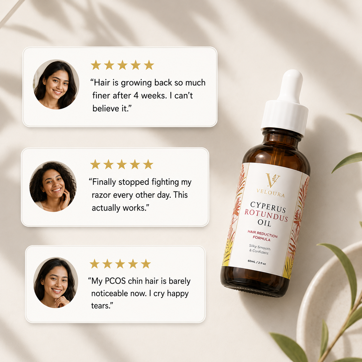 Cyperus Rotundus Oil + FREE exfoliating glove