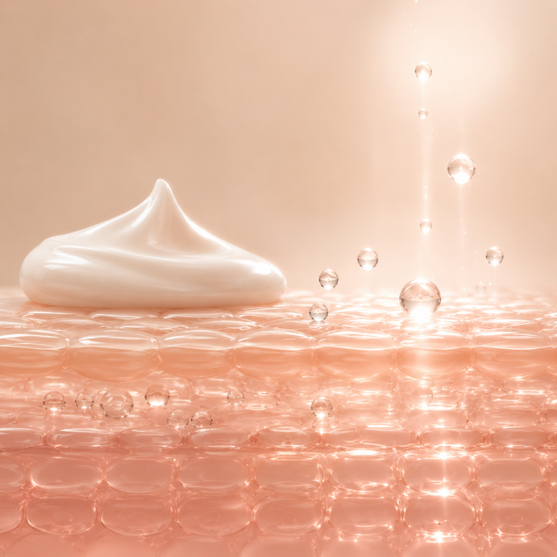 1. Your moisturizer is just sitting on top of your skin