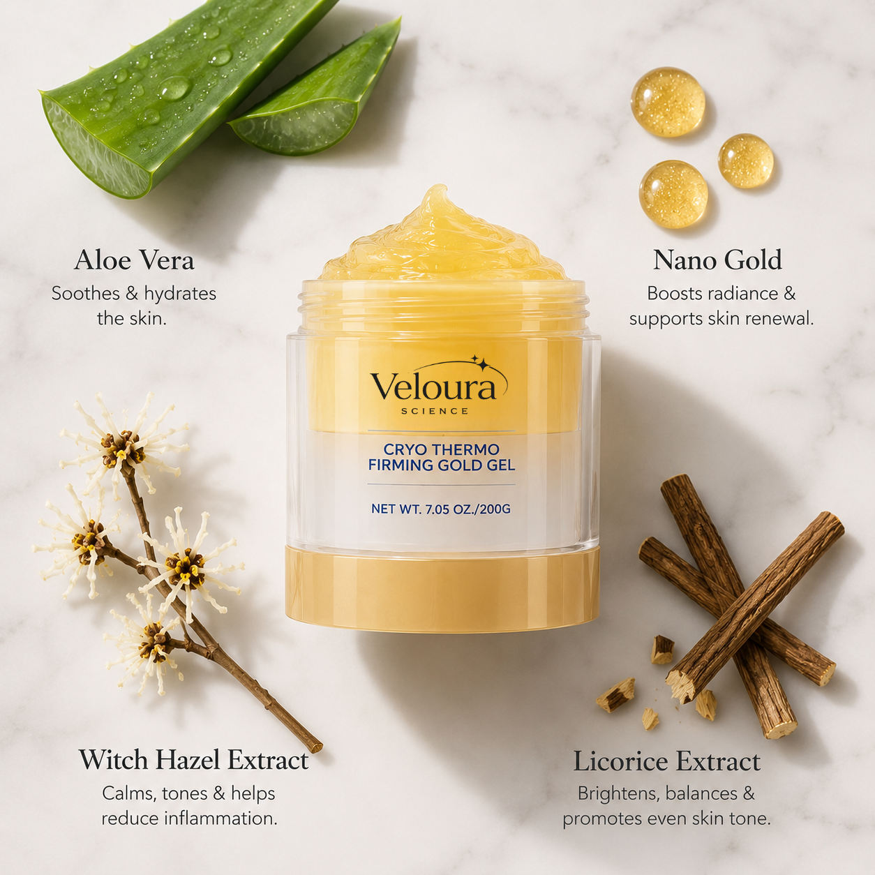 Body Firming Gold Gel + FREE Gua Sha Face Firmer