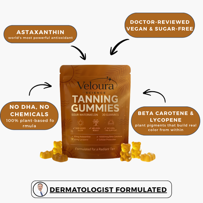 Tanning Gummies + FREE Teeth Whitening Strips