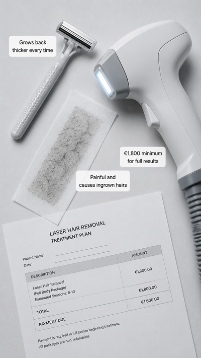 Every time you remove hair, it grows back. Faster. Thicker. More stubborn than before.
