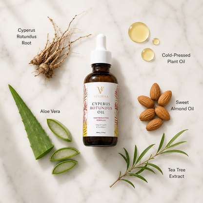 Cyperus Rotundus Oil + FREE exfoliating glove